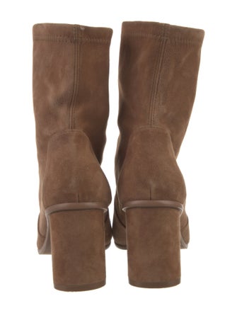 Stuart Weitzman Suede Sock Boots