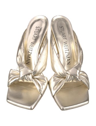 Stuart Weitzman Leather Slides