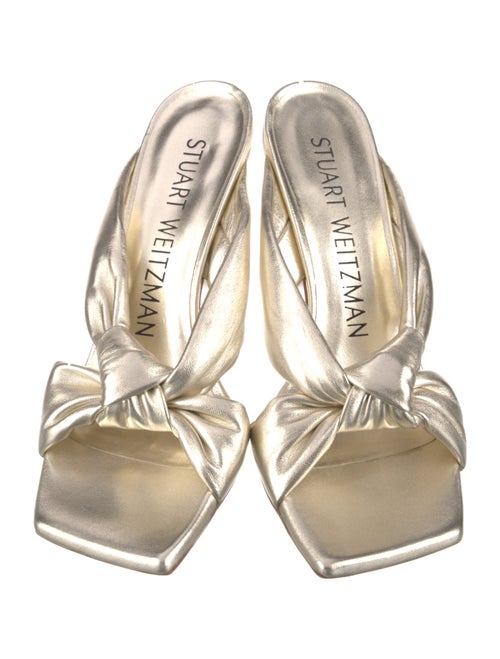 Stuart Weitzman Leather Slides