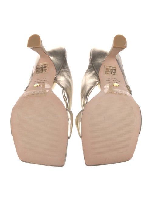 Stuart Weitzman Leather Slides