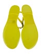 Stuart Weitzman Rubber T-Strap Sandals