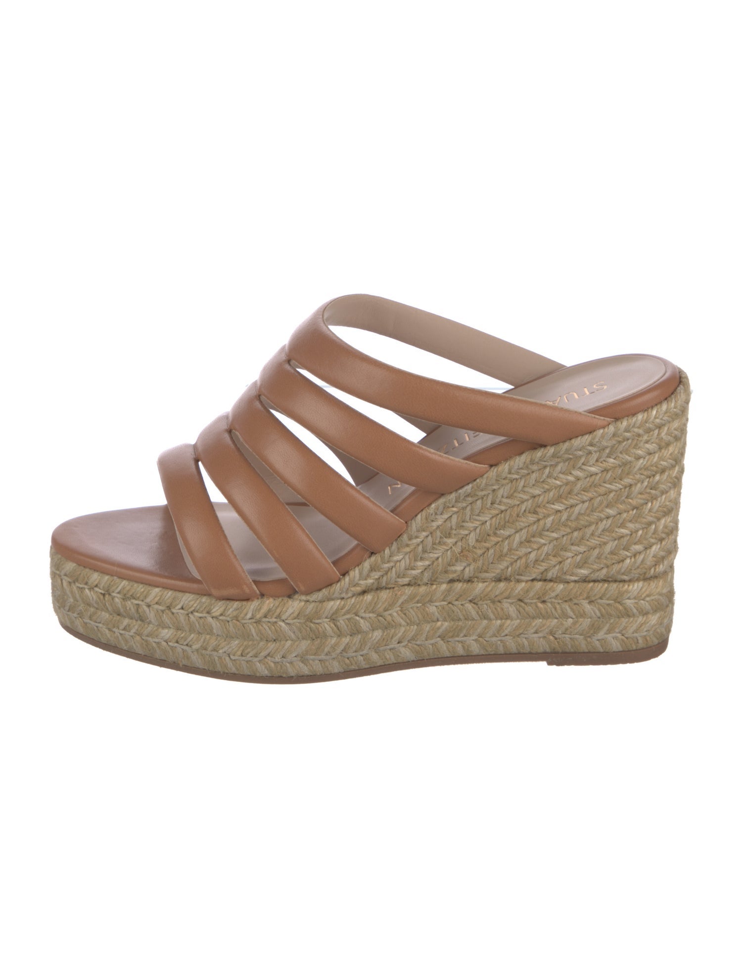 Stuart Weitzman Leather Espadrilles