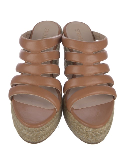 Stuart Weitzman Leather Espadrilles