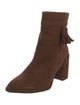 Stuart Weitzman Suede Tassel Accents Boots