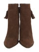 Stuart Weitzman Suede Tassel Accents Boots