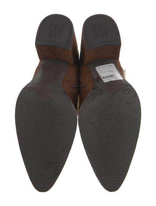 Stuart Weitzman Suede Tassel Accents Boots