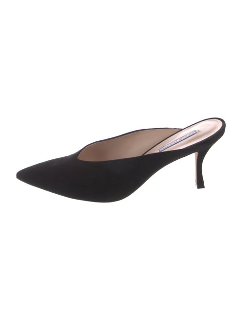 Stuart Weitzman Suede Mules