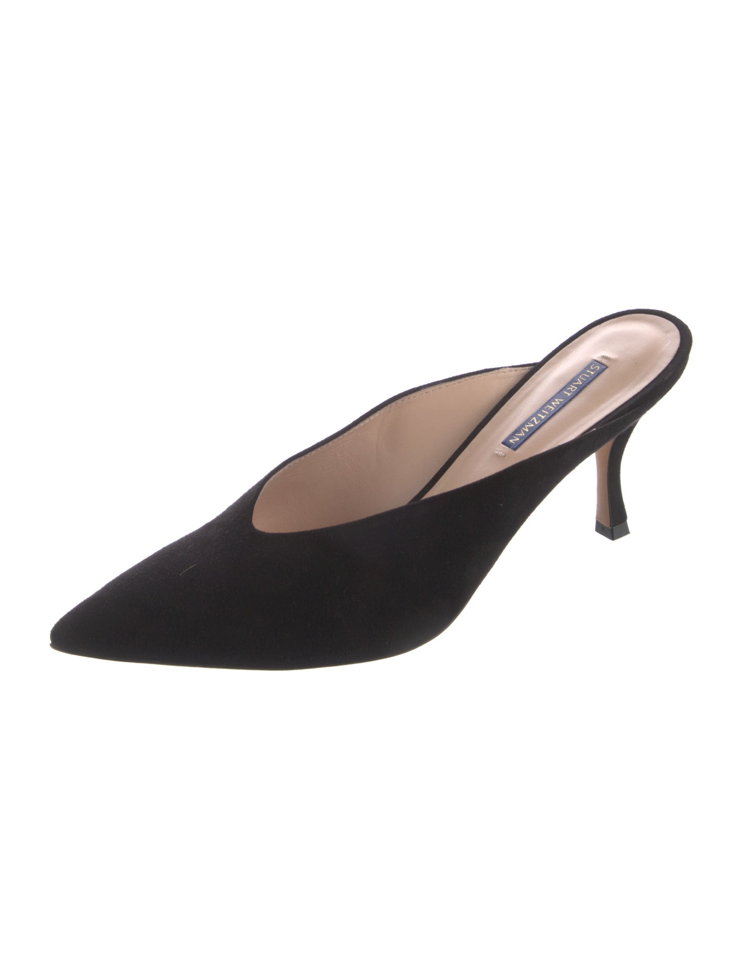 Stuart Weitzman Suede Mules