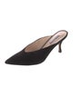 Stuart Weitzman Suede Mules