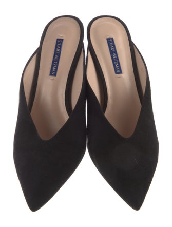 Stuart Weitzman Suede Mules