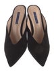 Stuart Weitzman Suede Mules