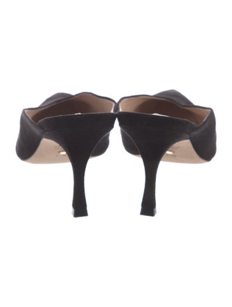 Stuart Weitzman Suede Mules