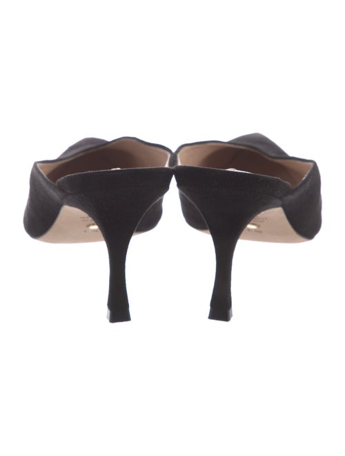 Stuart Weitzman Suede Mules