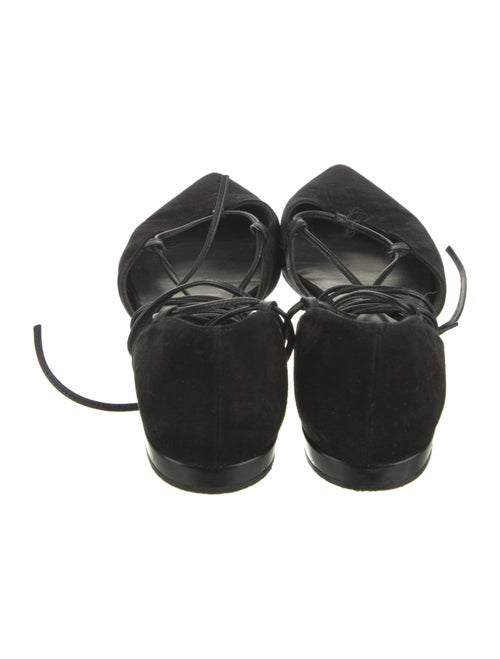 Stuart Weitzman Suede D'Orsay Flats