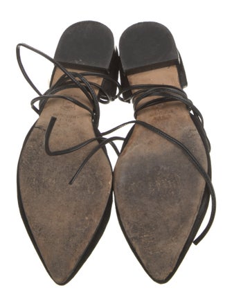 Stuart Weitzman Suede D'Orsay Flats