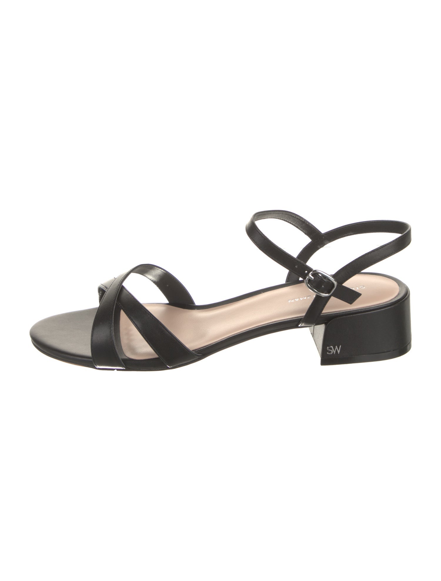 Stuart Weitzman Leather Slingback Sandals