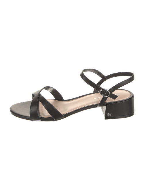 Stuart Weitzman Leather Slingback Sandals