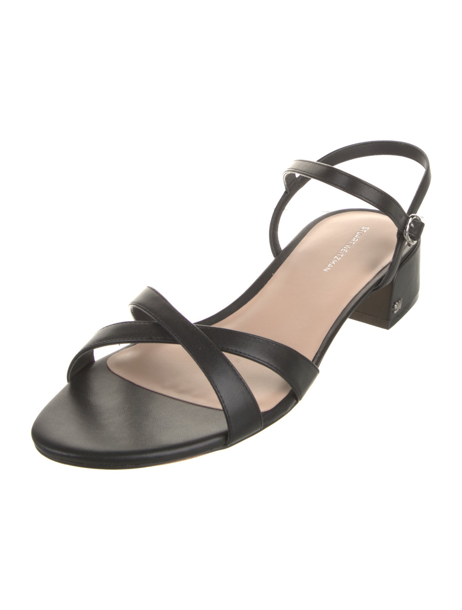 Stuart Weitzman Leather Slingback Sandals