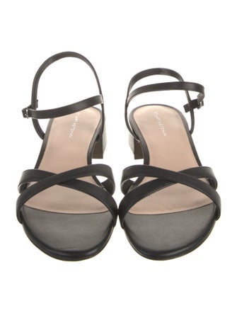 Stuart Weitzman Leather Slingback Sandals