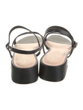 Stuart Weitzman Leather Slingback Sandals