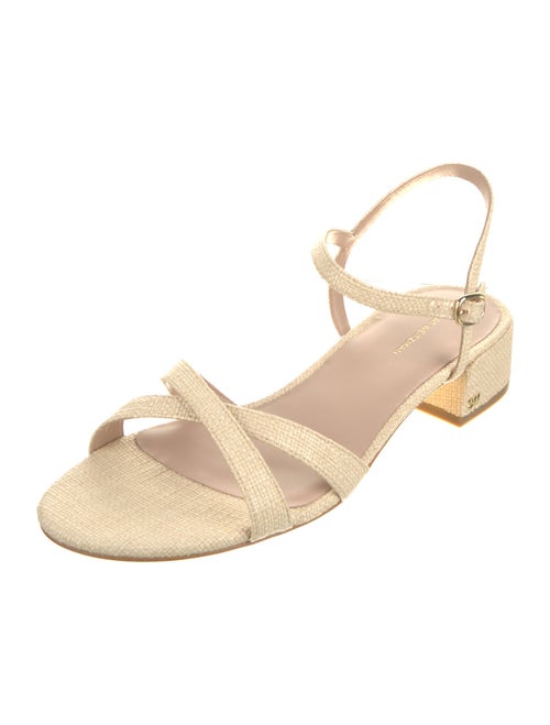 Stuart Weitzman Raffia Sandals