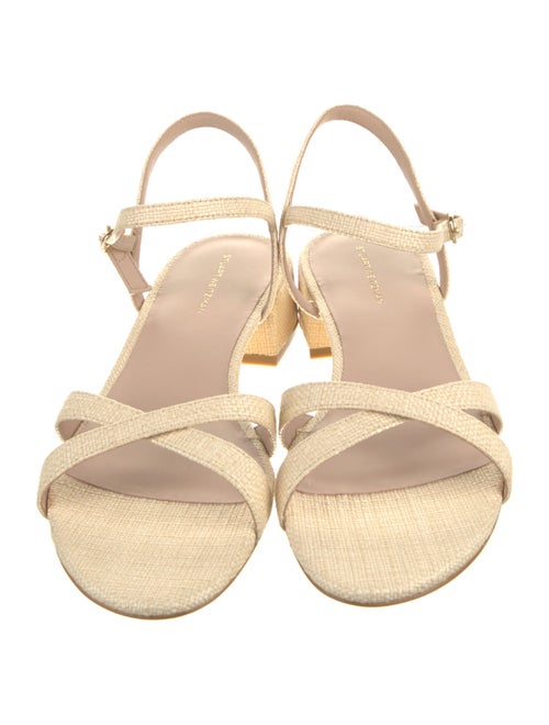 Stuart Weitzman Raffia Sandals