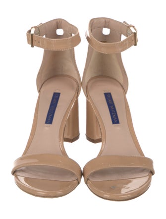 Stuart Weitzman Patent Leather Sandals