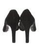Stuart Weitzman Suede Bow Accents Pumps