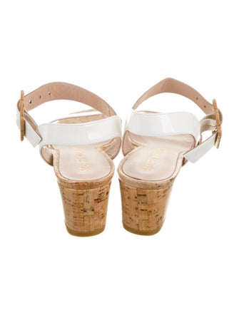 Stuart Weitzman Patent Leather Sandals