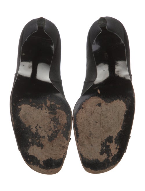 Stuart Weitzman Satin Crystal Embellishments Slingback Sandals