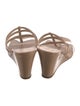 Stuart Weitzman Leather Slides