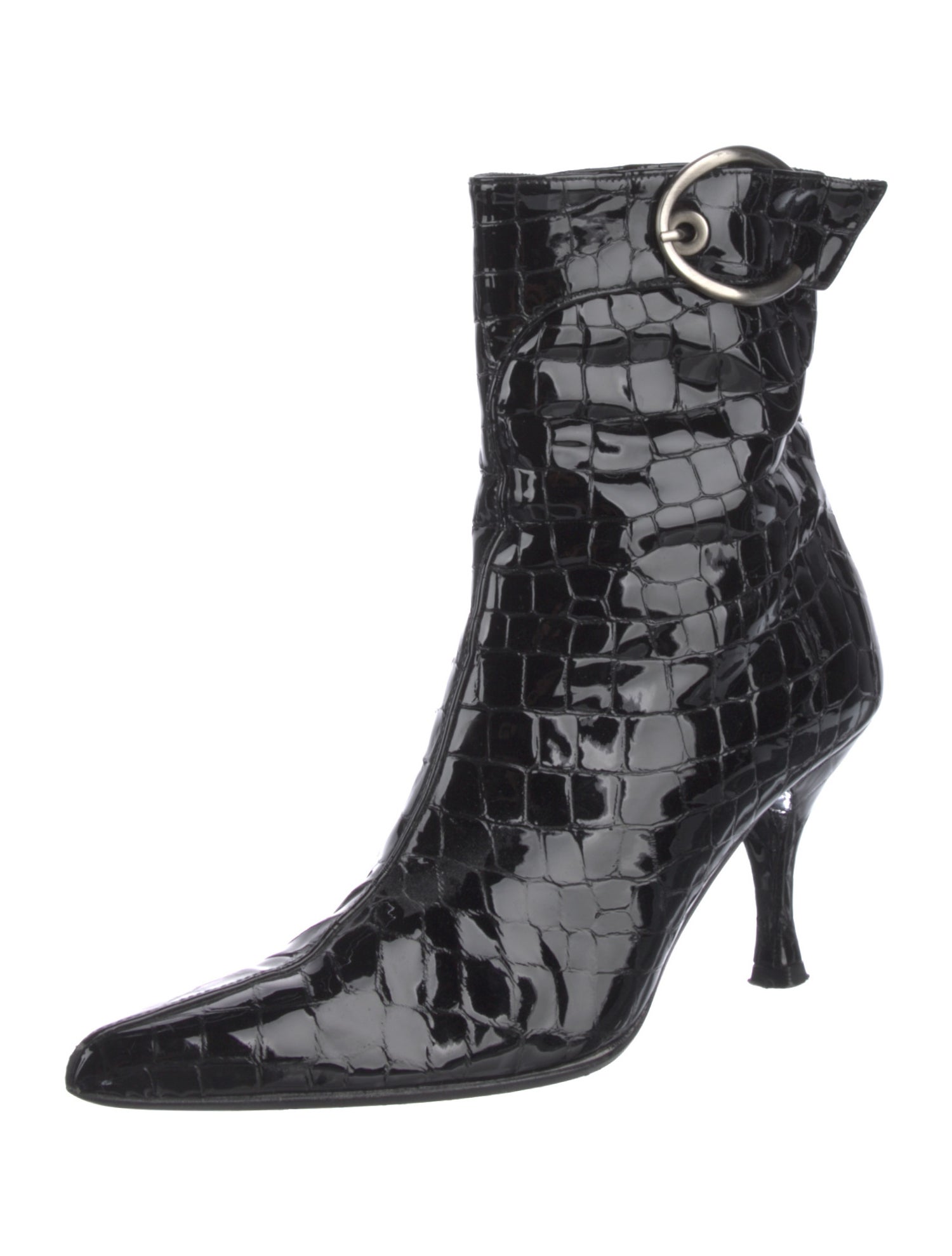 Stuart Weitzman Patent Leather Boots