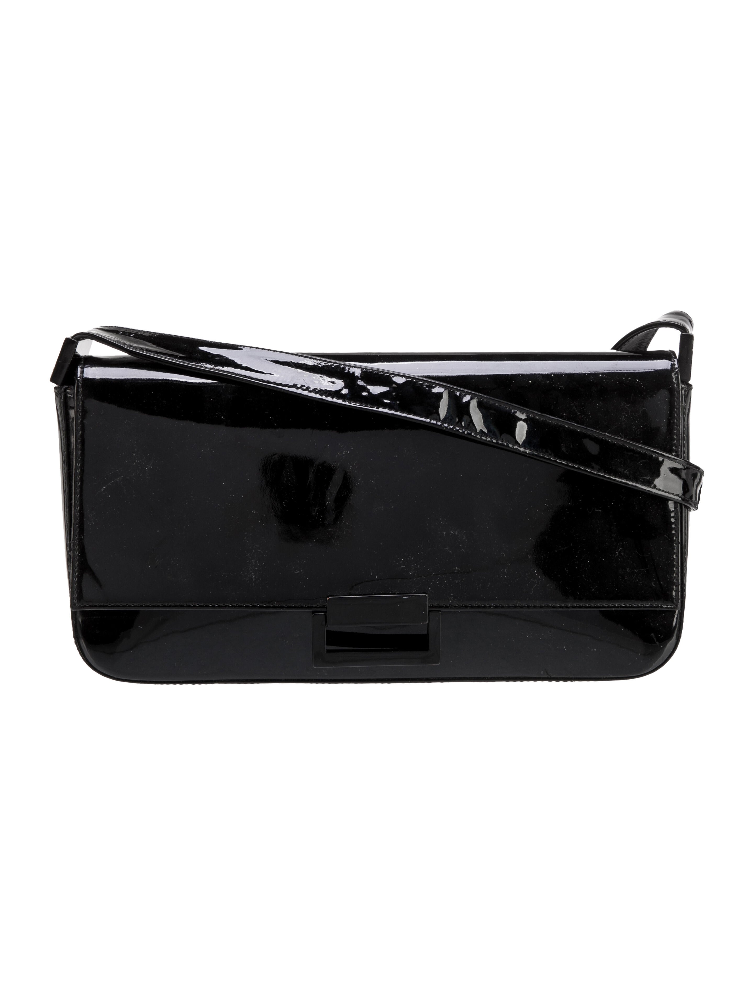 Stuart Weitzman Patent Leather Shoulder Bag