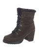 Stuart Weitzman Suede Lace-Up Boots