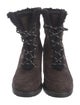 Stuart Weitzman Suede Lace-Up Boots