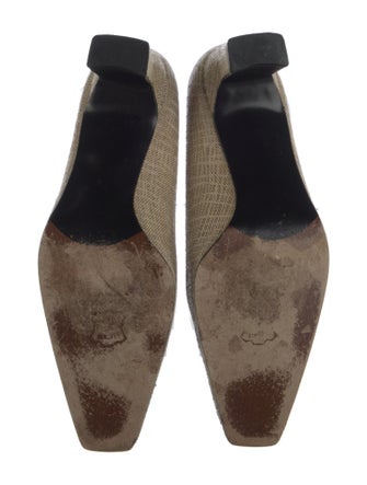 Stuart Weitzman Suede Printed Pumps