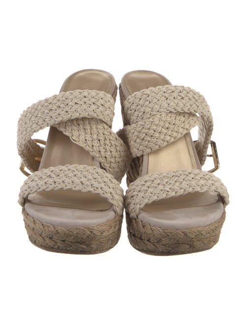 Stuart Weitzman Patterned Braided Accents Espadrilles