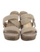 Stuart Weitzman Patterned Braided Accents Espadrilles