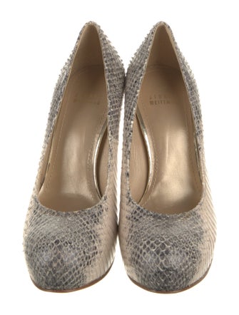 Stuart Weitzman Snakeskin Animal Print Pumps