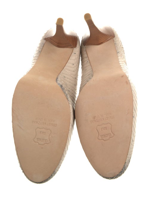 Stuart Weitzman Snakeskin Animal Print Pumps