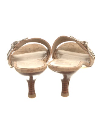 Stuart Weitzman Leather Slides