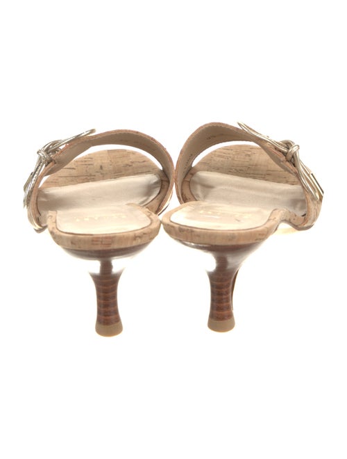 Stuart Weitzman Leather Slides