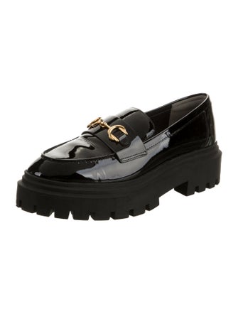 Stuart Weitzman Patent Leather Loafers