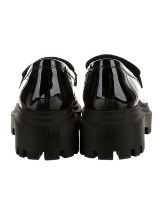 Stuart Weitzman Patent Leather Loafers