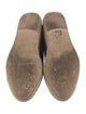Stuart Weitzman Suede Grosgrain Trim Espadrilles