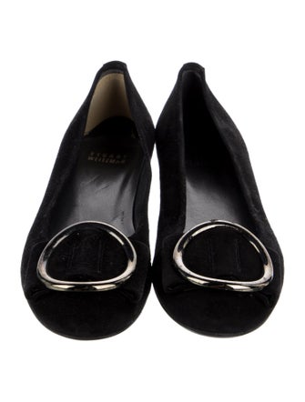 Stuart Weitzman Suede Flats