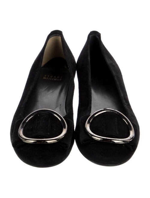 Stuart Weitzman Suede Flats
