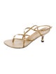 Stuart Weitzman Patent Leather Slingback Sandals