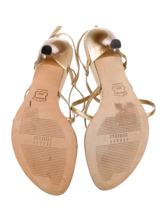 Stuart Weitzman Patent Leather Slingback Sandals