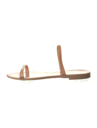 Stuart Weitzman Rubber Slingback Sandals